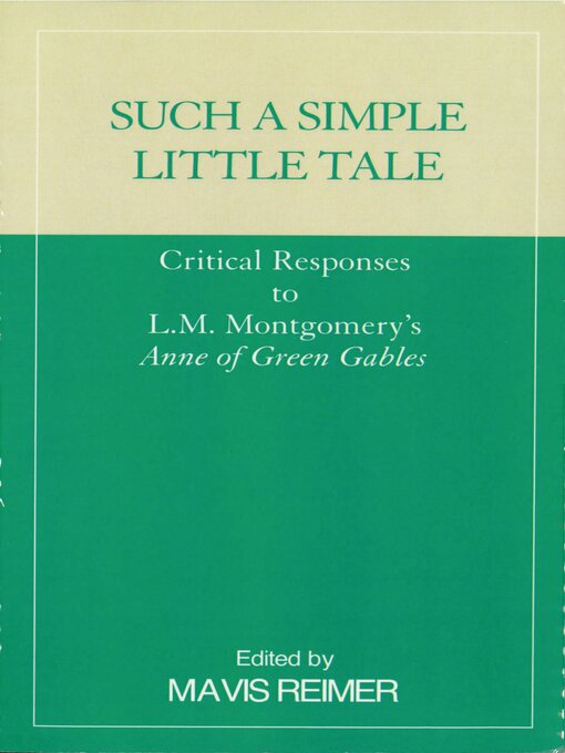 Title details for Such a Simple Little Tale by Mavis Reimer - Available